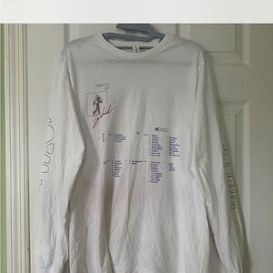 Bella Canvas White Graphic Long Sleeve Tee